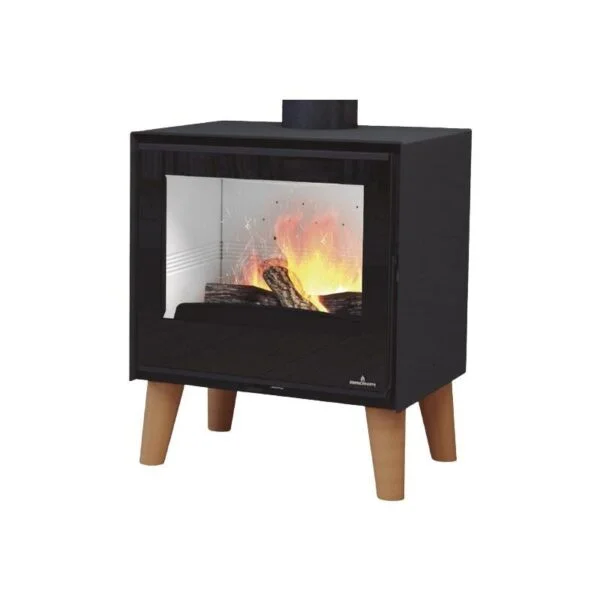 Poêle à bois sur pieds – BRONPI Arus 9.5 kW